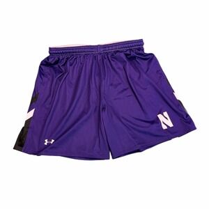 Under Armour Northwestern Wildcats Purple Athletic Shorts Womens M